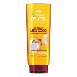 Acondicionador Garnier Fructis oil repair liso coco 650 ml